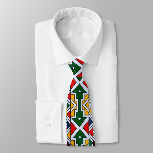 Afrika Ndebele Culture Corporate Attire Slips (Bunden)