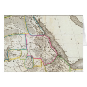 Afrika nordost hälsningskort