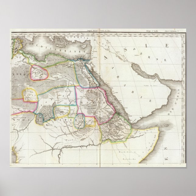 Afrika nordost poster (Framsidan)