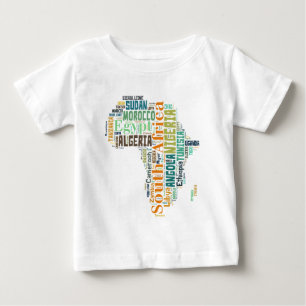 Afrika Ord Art Tee