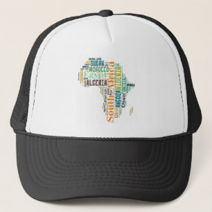Afrika Ord Art Truckerkeps