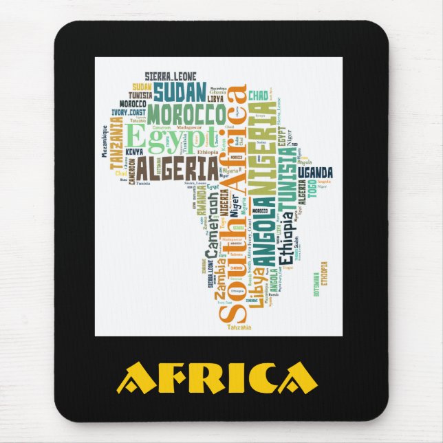 Afrika Ord; Konst Musmatta (Framsidan)