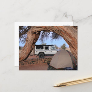 Afrika Överlandning 4x4 Road Resa Driving Namibia Vykort