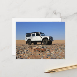 Afrika Överlandning 4x4 Road Resa Driving Namibia Vykort