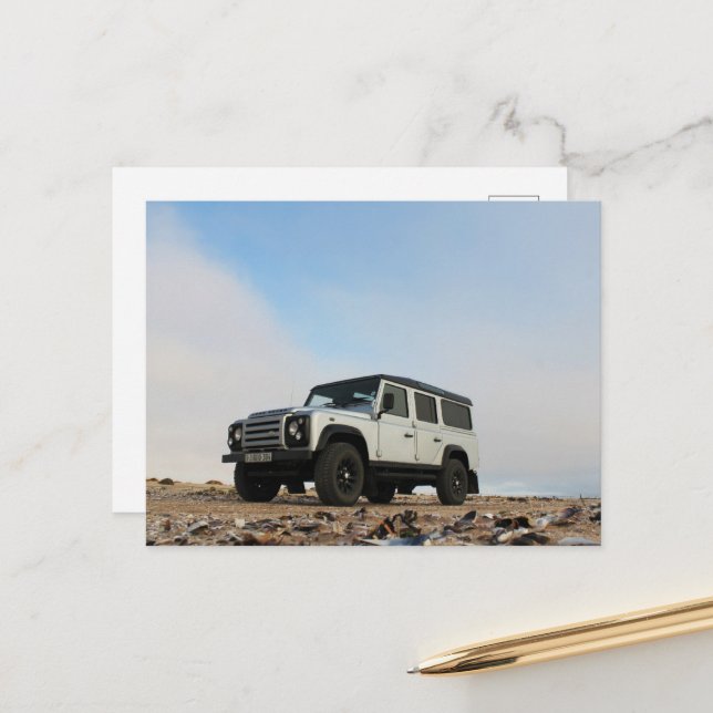 Afrika Överlandskörning 4x4 Landsvägsresa Körning Vykort (Fram/Back In Situ)