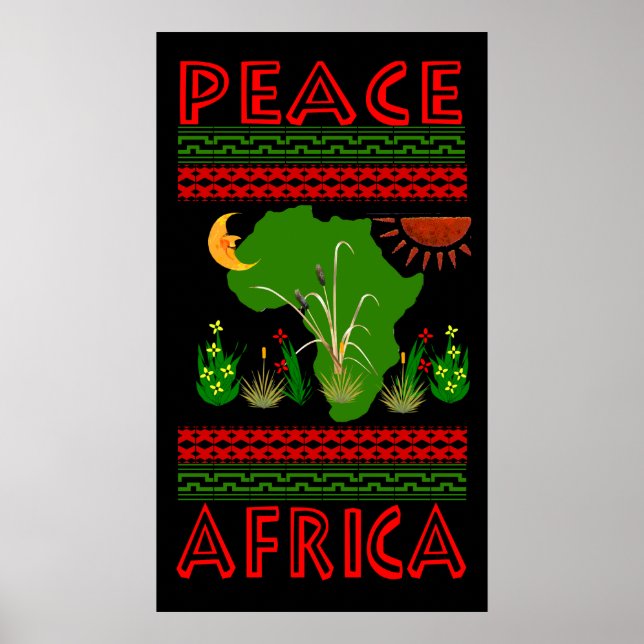 Afrika Peace Poster (Framsidan)