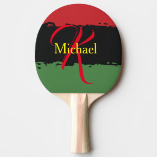 Afrika Pingisracket - Anpassad Monogrampresent