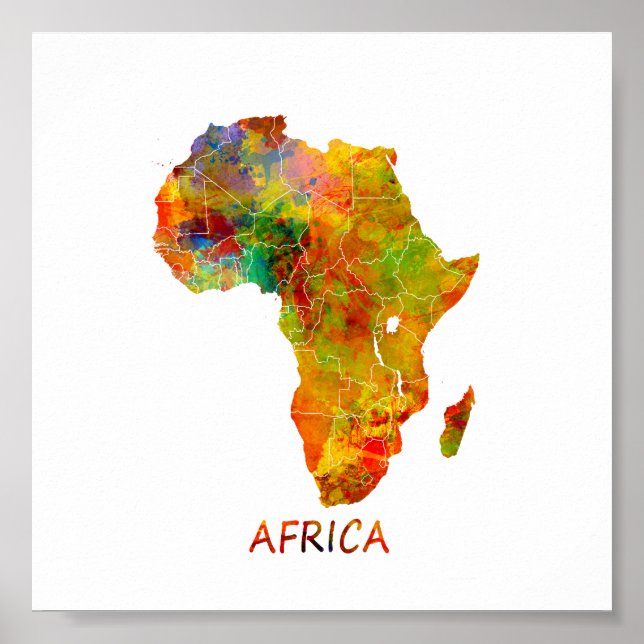 Afrika Poster (Framsidan)