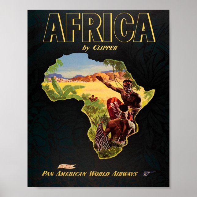 AFRIKA POSTER (Framsidan)