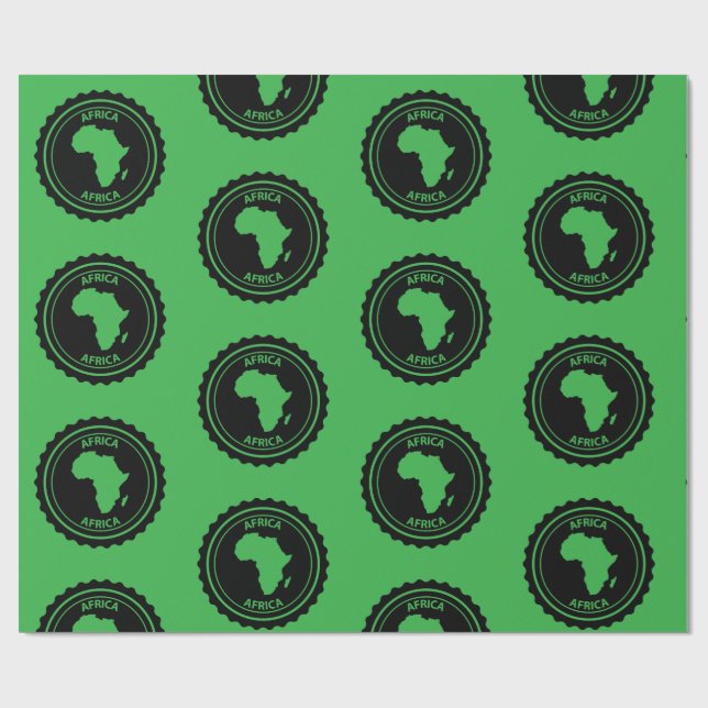 Afrika Presentpapper (Platt)