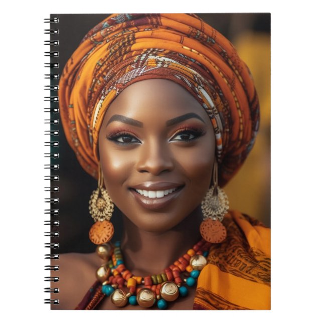 Afrika Queen Notebook Anteckningsbok (Framsidan)