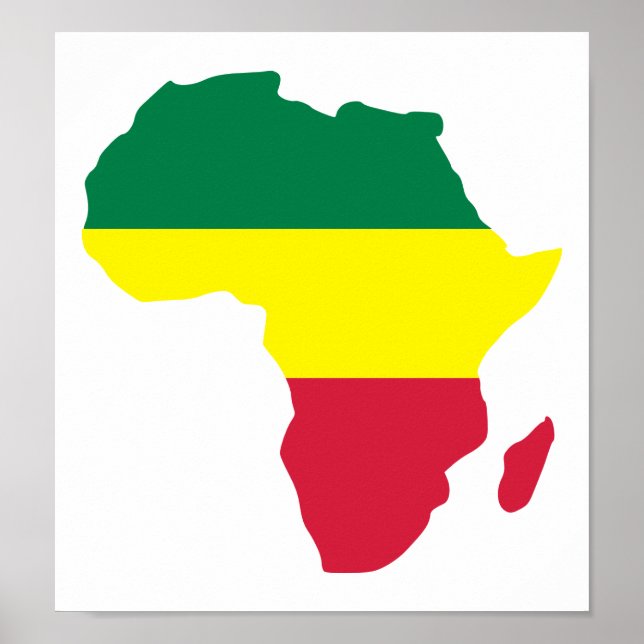 Afrika Reggae Poster (Framsidan)