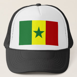 Afrika: Republiken Senegals Flagga Truckerkeps