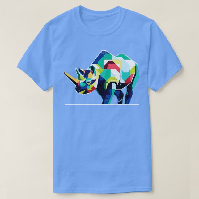 Afrika Rhino T Shirt (Design framsida)
