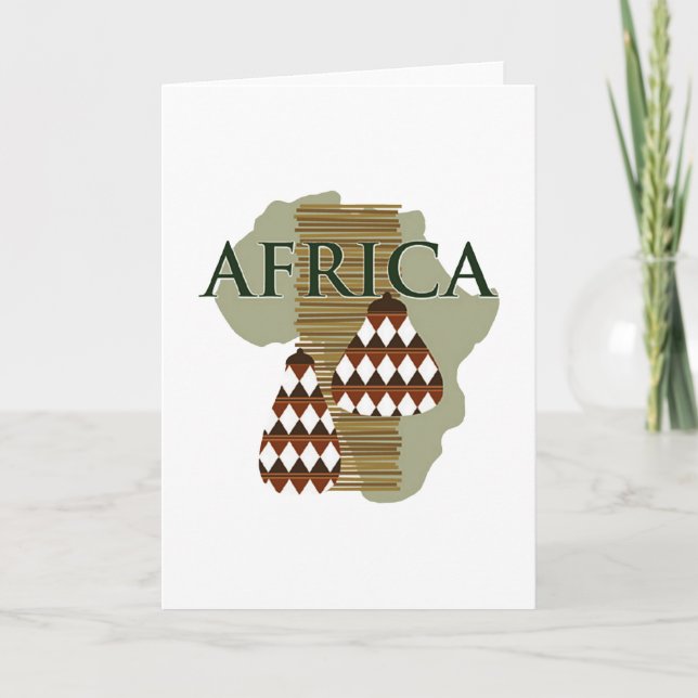 Afrika - Rik på historia Helgkort (Framsida)