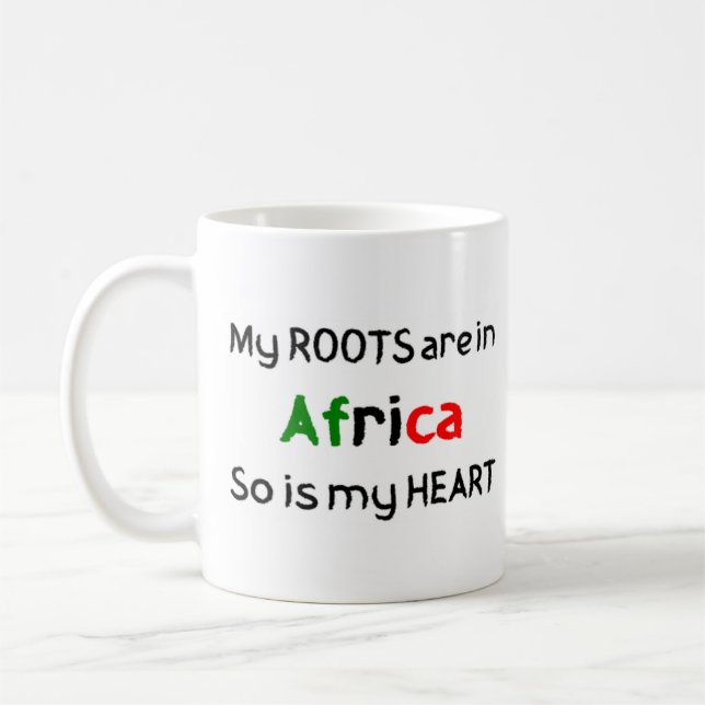 afrika-rotkaffe mugg (Vänster)