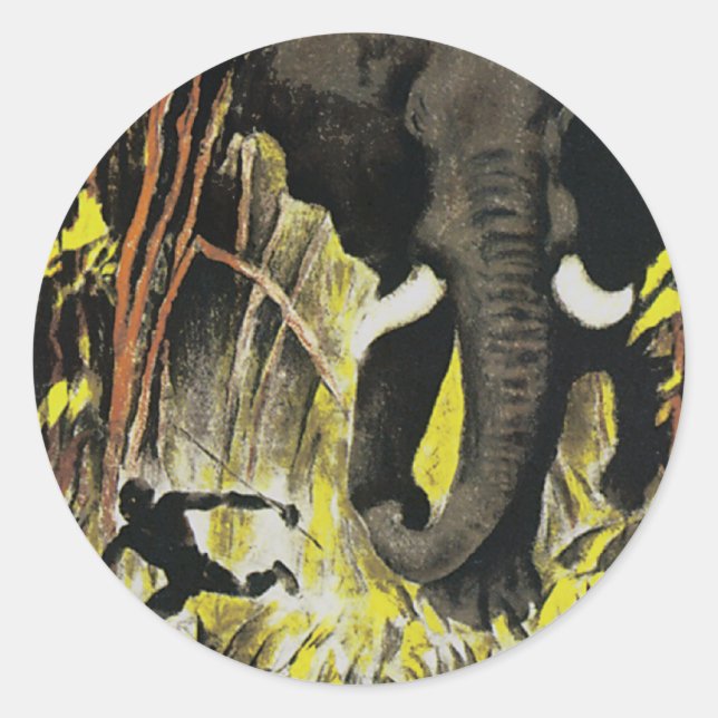 Afrika Runt Klistermärke (Framsida)