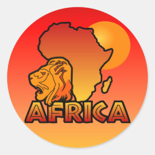 Afrika Runt Klistermärke