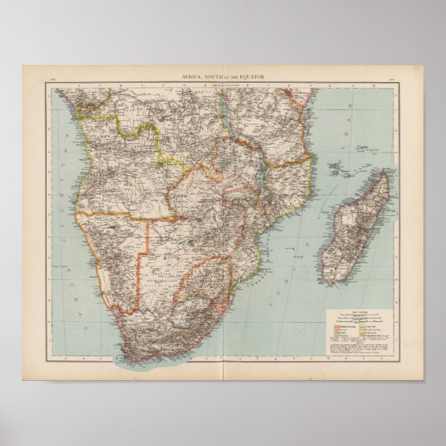 Afrika, S i ekvatorn Poster (Framsidan)