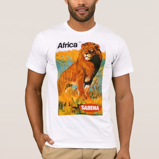Afrika~ Sabena Tee Shirt (Framsida)