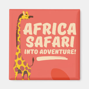 Afrika Safari Äventyr! Magnet