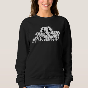 Afrika Safari Elephant Family Animal Elephant T Shirt