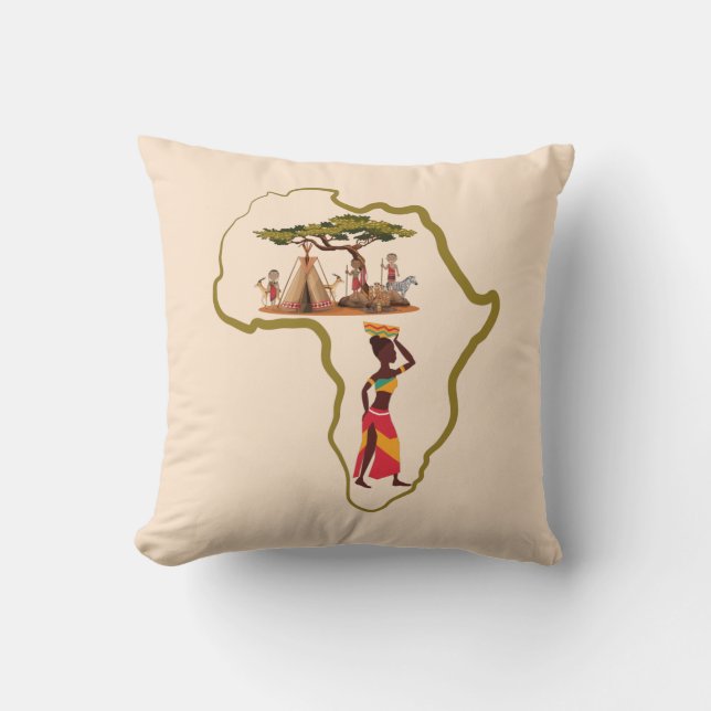 Afrika safari kudde (Framsida)