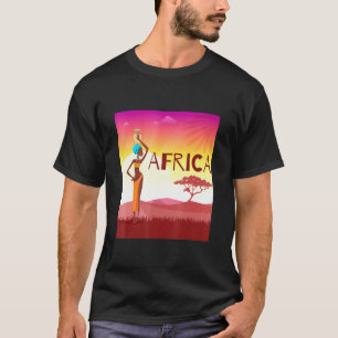Afrika Safari Vilda djur Cute Novelty 5 T Shirt