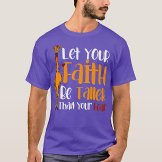 Afrika Safari Zoo Animal Gift Motivational Faith G T Shirt