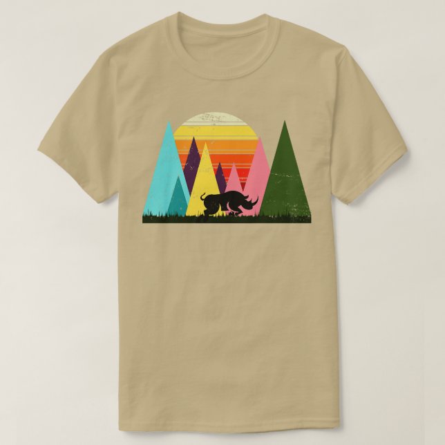 Afrika Savanna Zoo Keeper Safari Gift Rhino T Shirt (Design framsida)