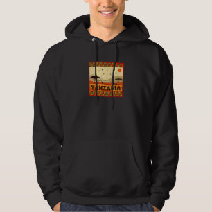 Afrika Savannah Djur Landskap Tanzania Hoodie