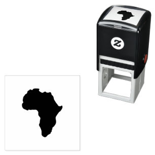 Afrika Självfärgande Stämpel