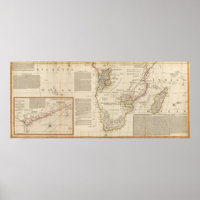 Afrika söder poster (Framsidan)