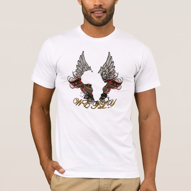 AFRIKA SOM VI FLYGER TEE SHIRT (Framsida)