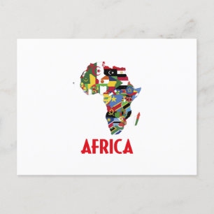 Afrika Stater Vykort