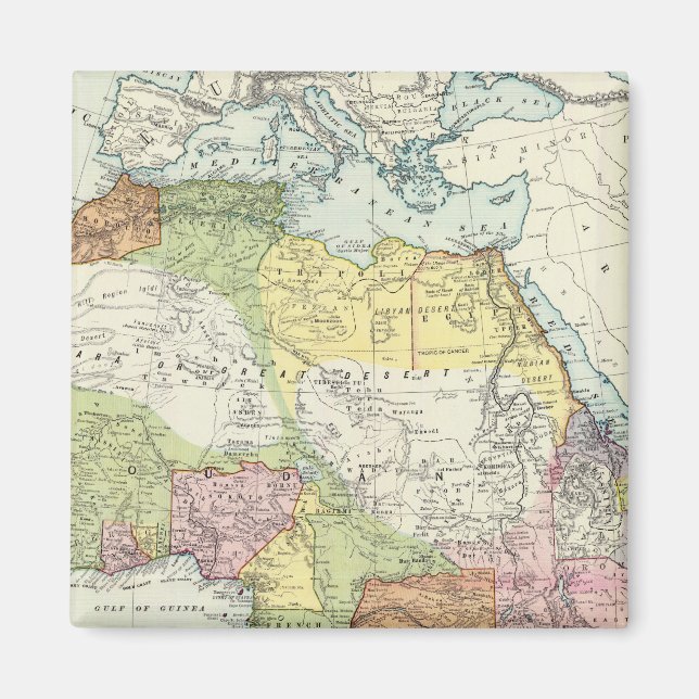 Afrika Suez Canal Magnet (Framsidan)