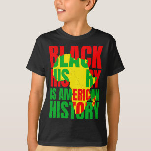 Afrika Svart Historia Amerikansk Historia Usa Afri T Shirt