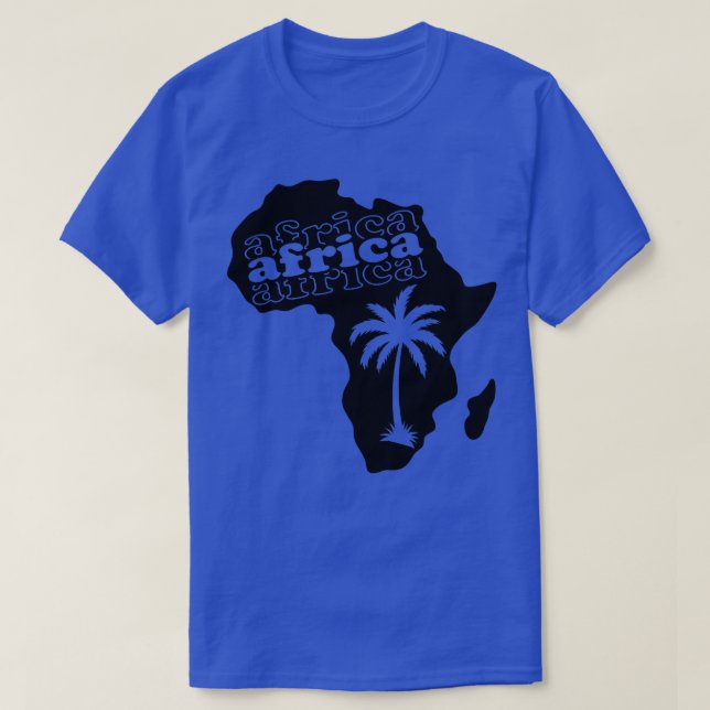 Afrika svart t shirt (Design framsida)