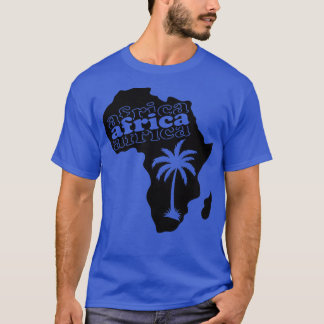 Afrika svart t shirt