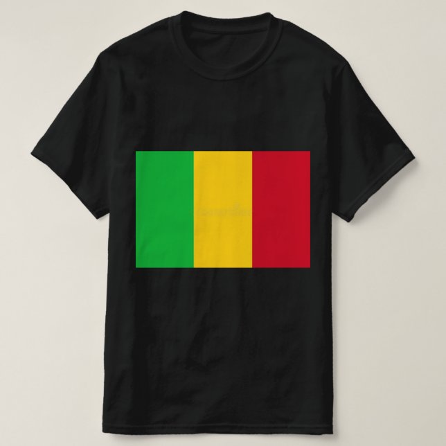 Afrika T-shirt för män (Design framsida)