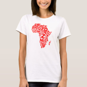 Afrika T-tröja T-shirt