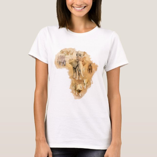 Afrika Tee Shirt (Framsida)