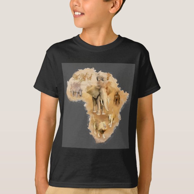 Afrika Tee Shirt (Framsida)