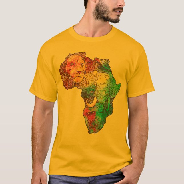 Afrika Tee Shirt (Framsida)