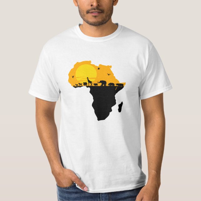 Afrika Tee Shirt (Framsida)