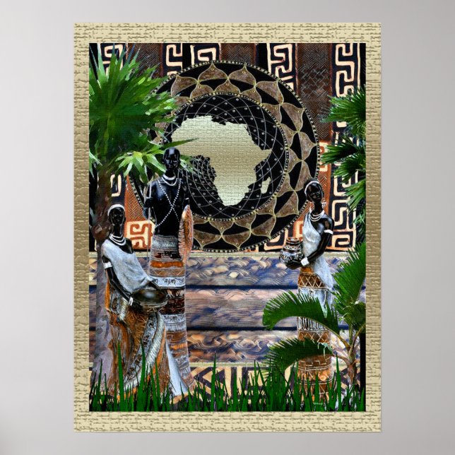 Afrika till Edens trädgård Poster (Framsidan)