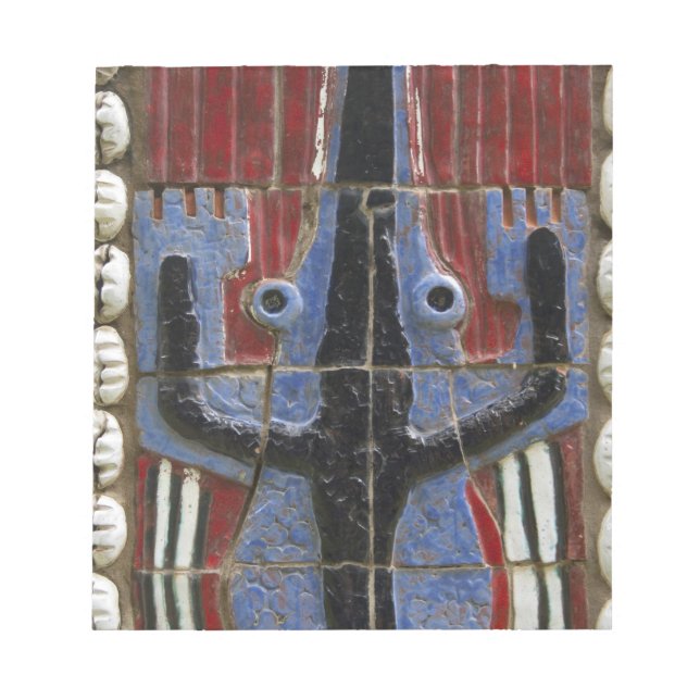 Afrika, Togo, Kpalime. Hantverkscentrum Anteckningsblock (Framsida)