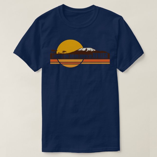 AFRIKA Toto I Bless the Rains Down in Afrika Lyric T Shirt (Design framsida)