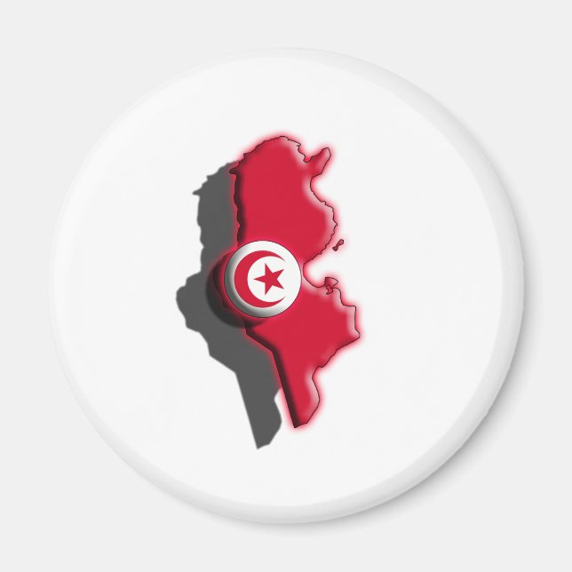 AFRIKA: Tunisien (3d) Magnet (Framsidan)