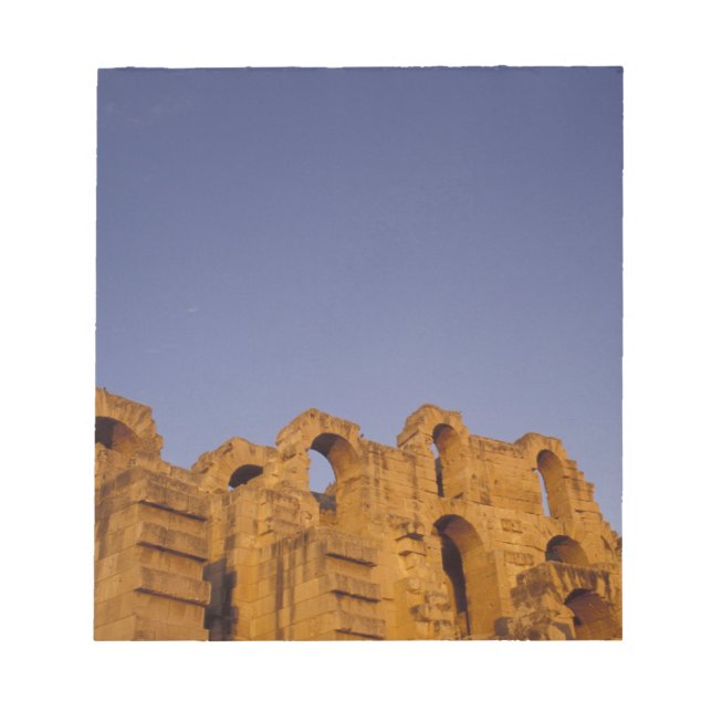Afrika, Tunisien,  El Jem. Ruiner av en romersk Anteckningsblock (Framsida)
